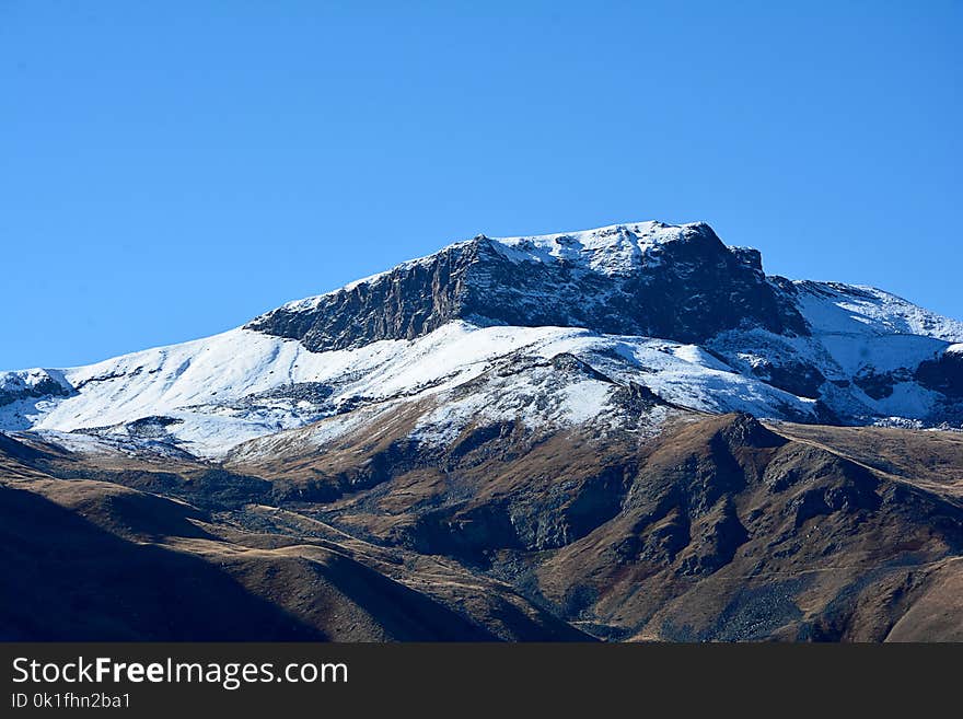 Mountainous Landforms, Mountain, Mountain Range, Sky