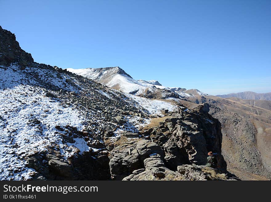 Mountainous Landforms, Mountain, Ridge, Arête