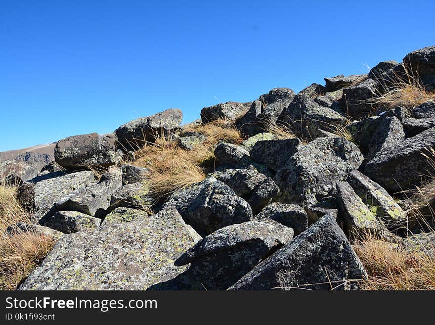 Rock, Badlands, Wilderness, Sky