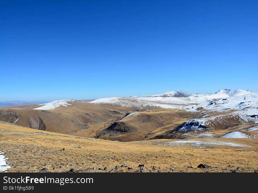 Sky, Mountainous Landforms, Mountain, Highland