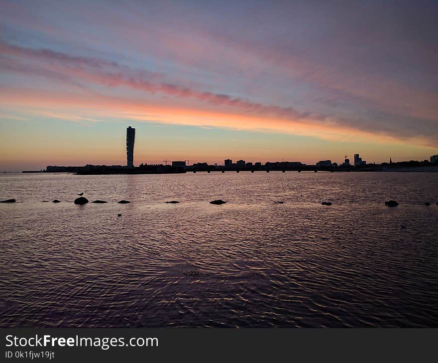 Sky, Horizon, Sunset, Water