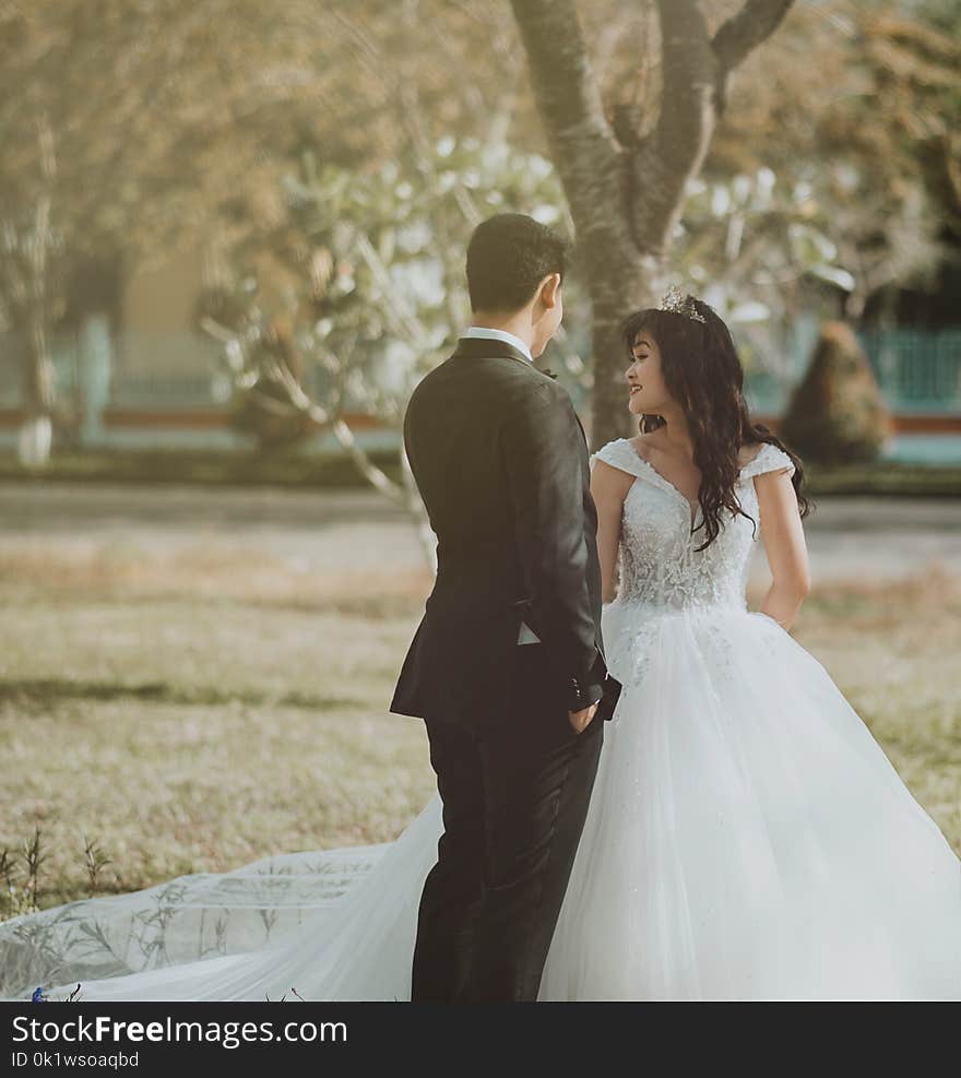 Couple in Wedding Dresses