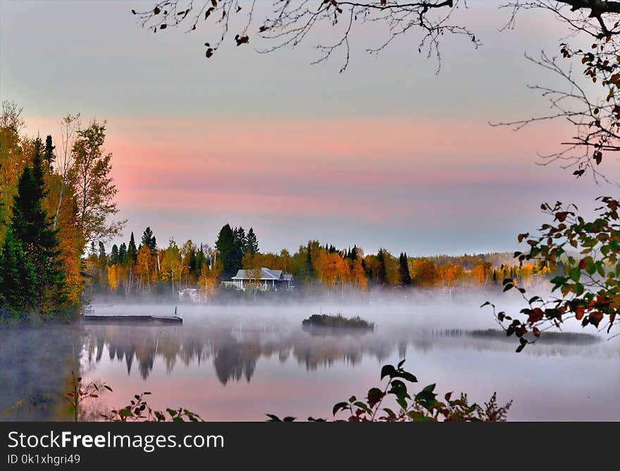 Reflection, Nature, Sky, Lake