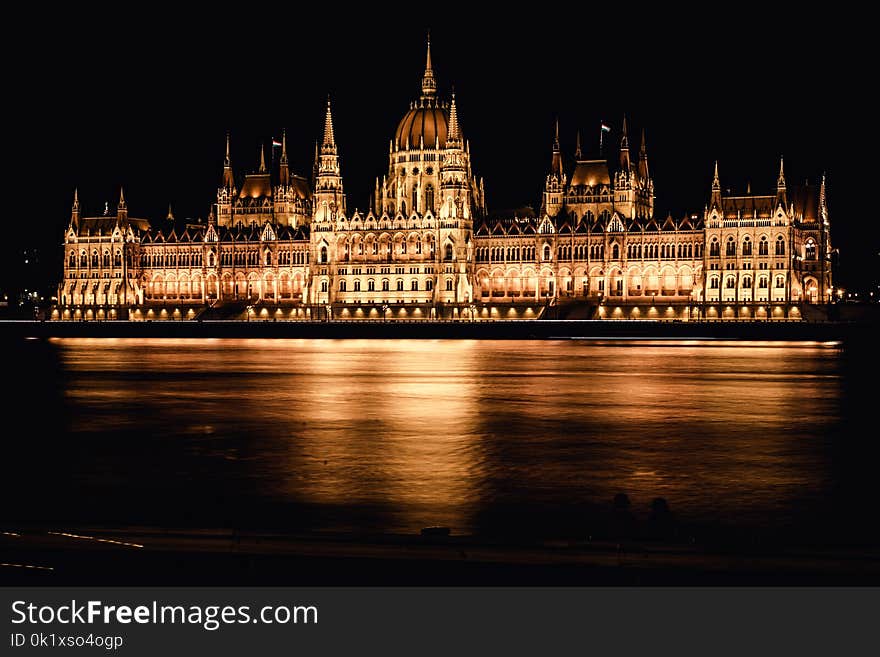 Landmark, Night, Reflection, Tourist Attraction