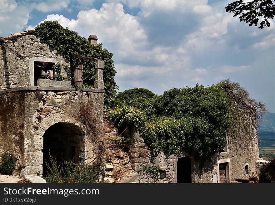 Sky, Ruins, Ancient History, History