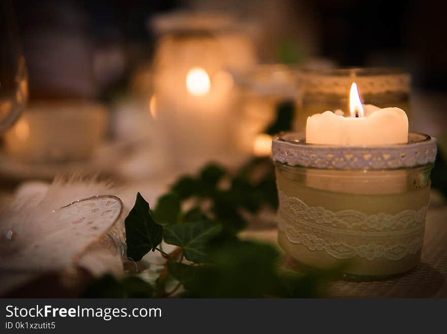 Candle, Lighting, Ceremony, Centrepiece