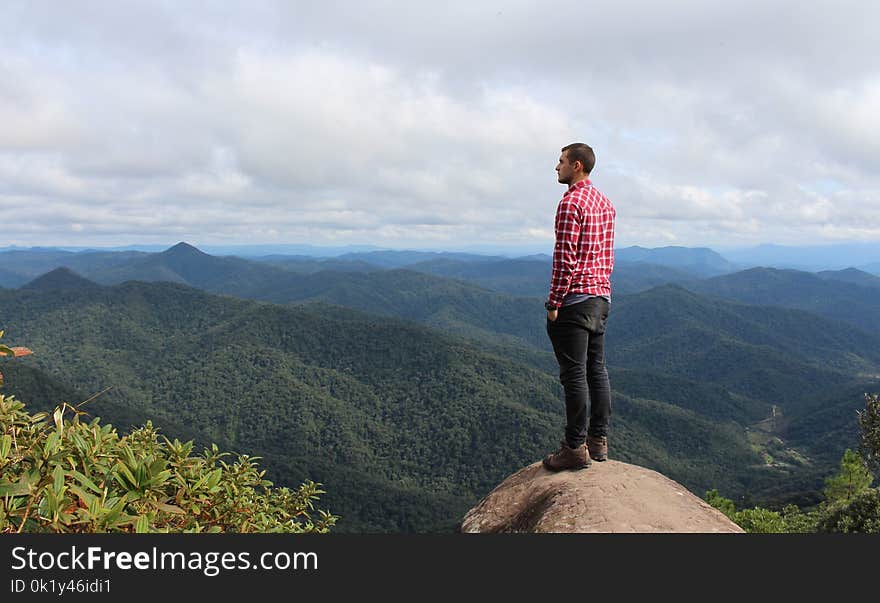 Mountainous Landforms, Ridge, Mountain, Sky