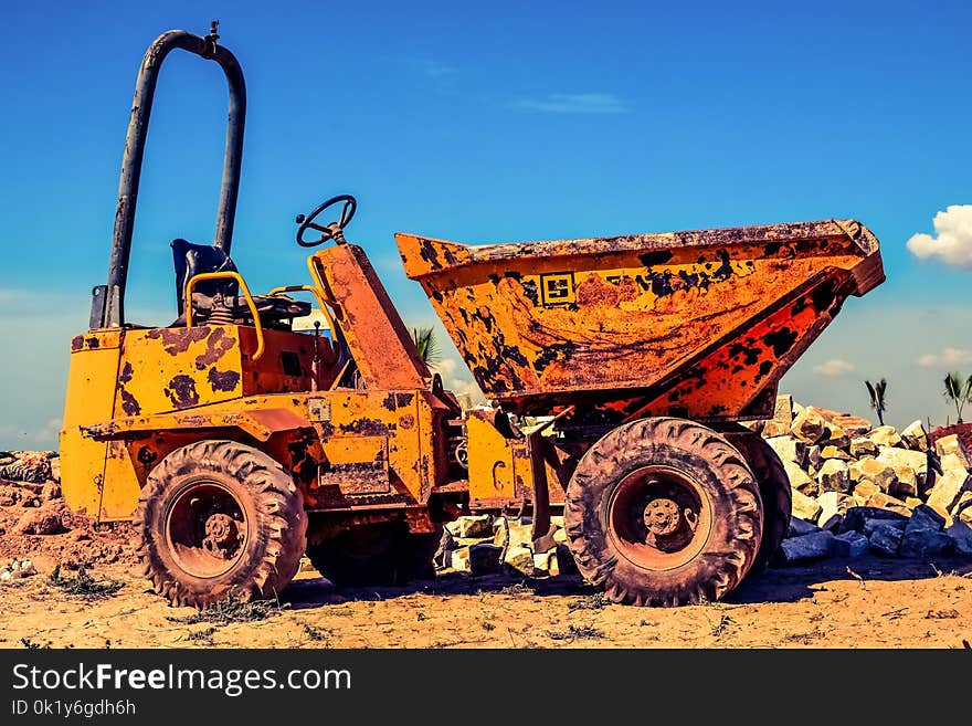 Construction Equipment, Vehicle, Soil, Mode Of Transport