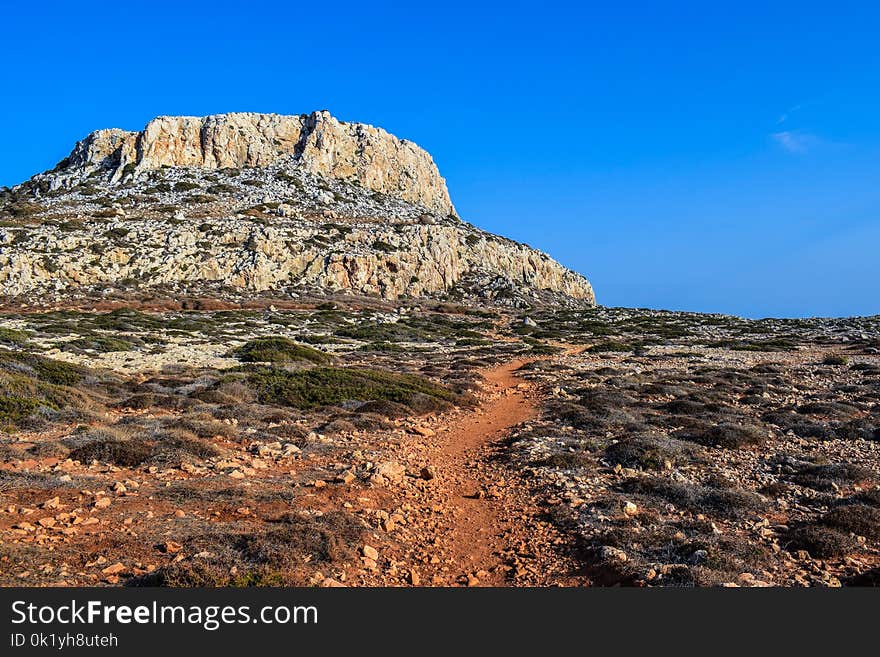 Rock, Badlands, Wilderness, Sky