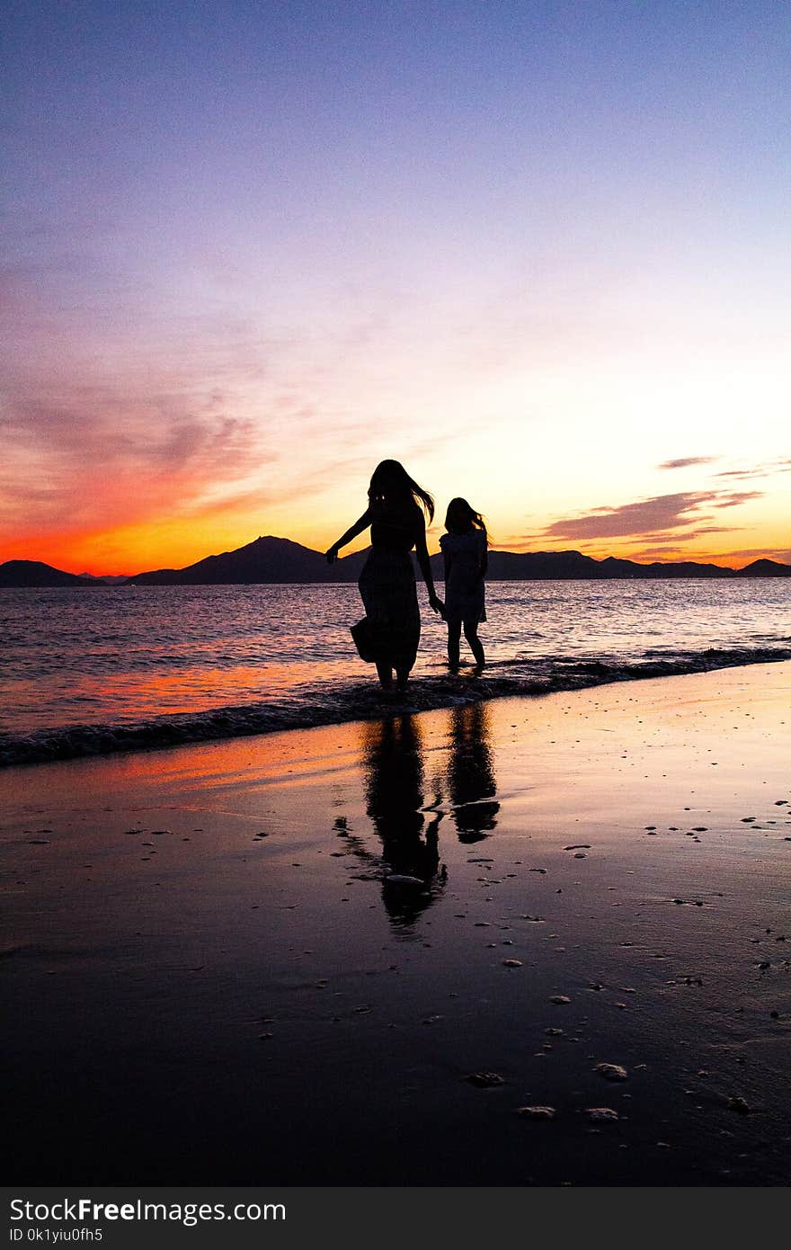 Sea, Sky, Body Of Water, Sunset