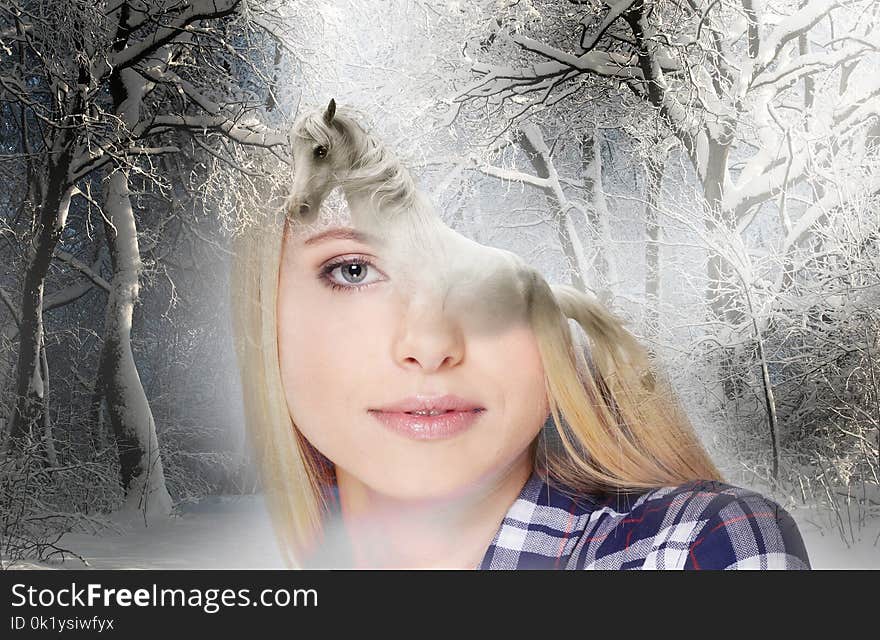 Face, Beauty, Winter, Human Hair Color