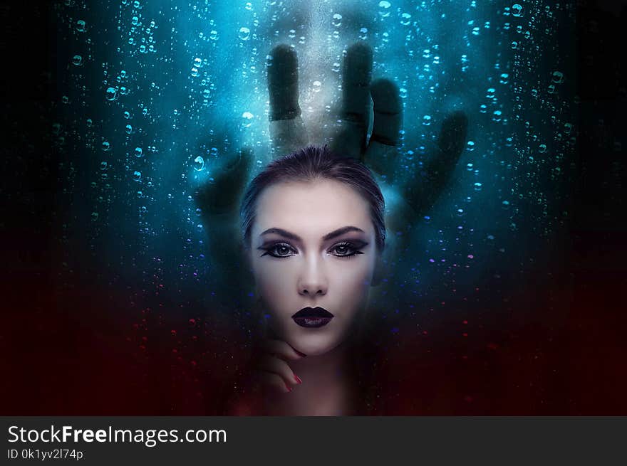 Beauty, Underwater, Darkness, Water