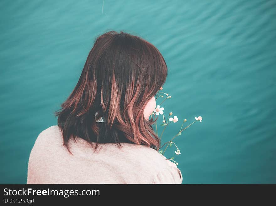 Hair, Water, Face, Sea