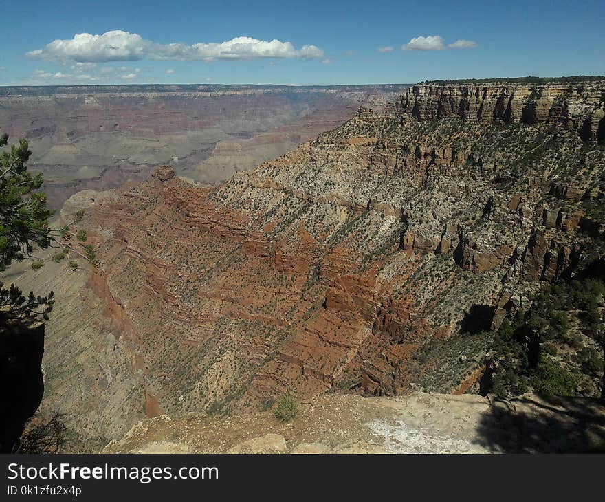 Badlands, Canyon, Wilderness, Escarpment