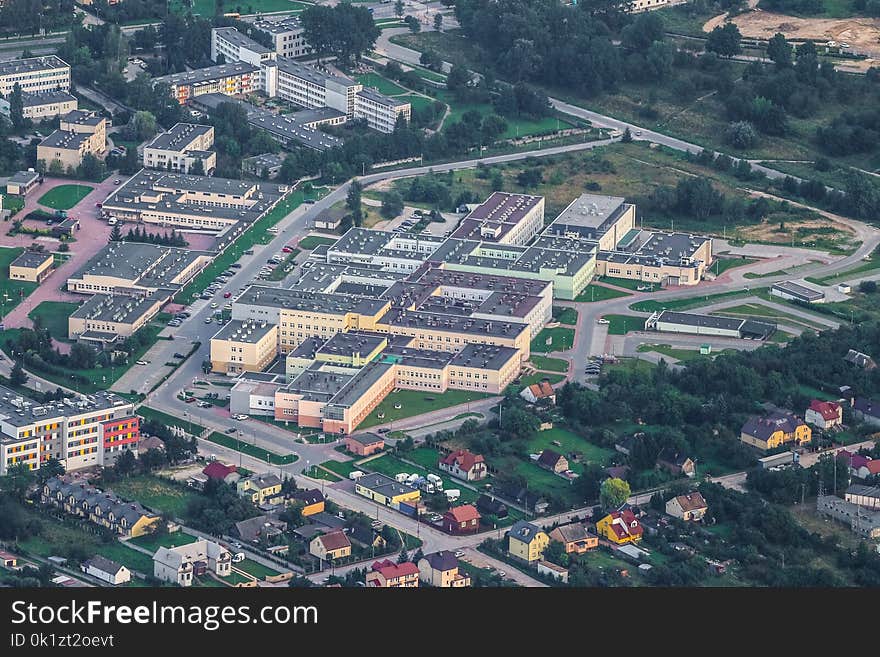 Urban Area, Aerial Photography, Bird's Eye View, City