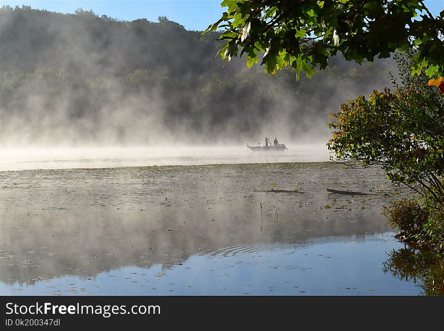 Water, Body Of Water, Reflection, Mist