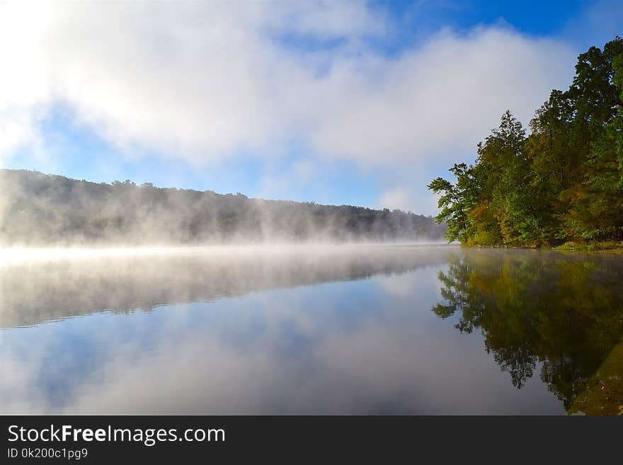 Reflection, Water, Nature, Sky