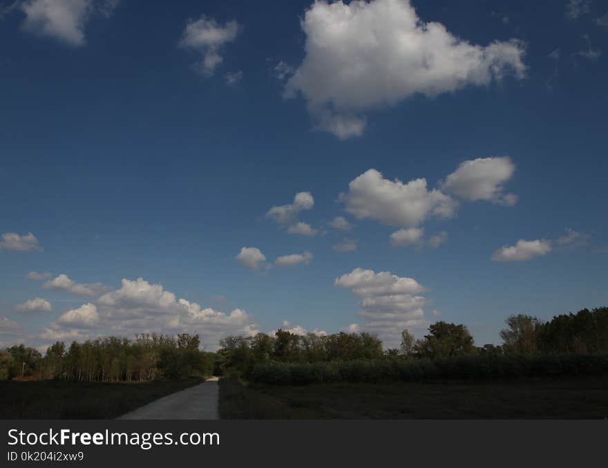 Sky, Cloud, Cumulus, Horizon