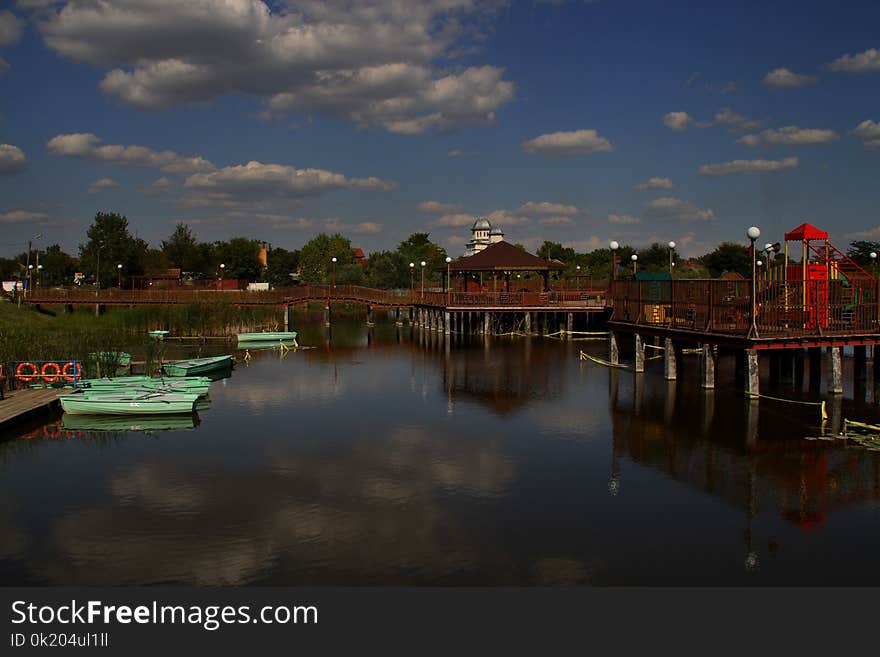 Reflection, Water, Waterway, Sky