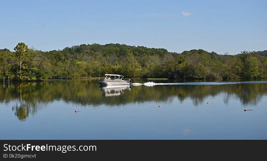 Reflection, Waterway, Water, Nature