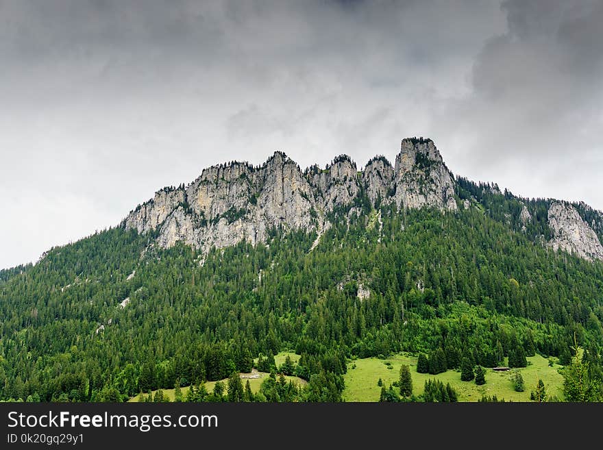 Mountainous Landforms, Mountain, Nature, Sky