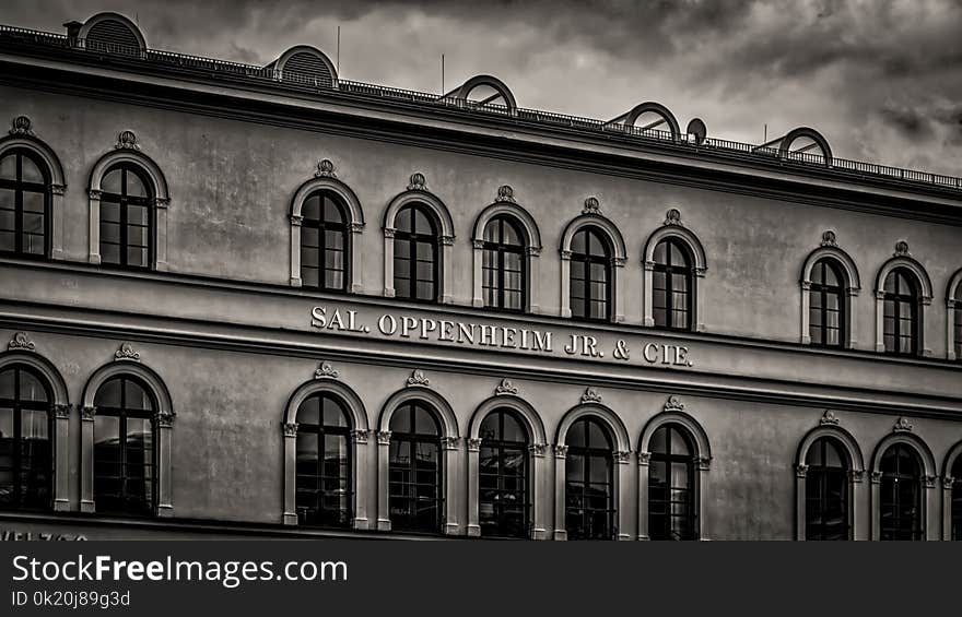 Landmark, Black And White, Building, Monochrome Photography