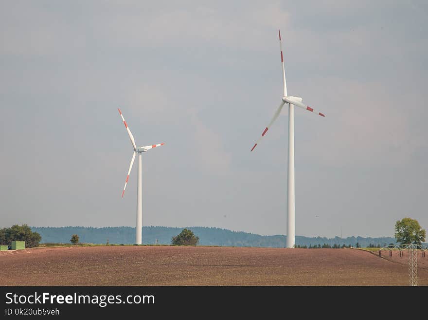 Wind Turbine, Wind Farm, Windmill, Wind