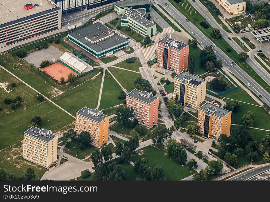 Urban Area, Aerial Photography, City, Suburb