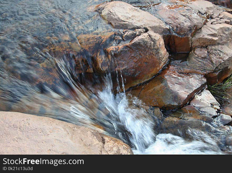 Water, Rock, Watercourse, Water Feature