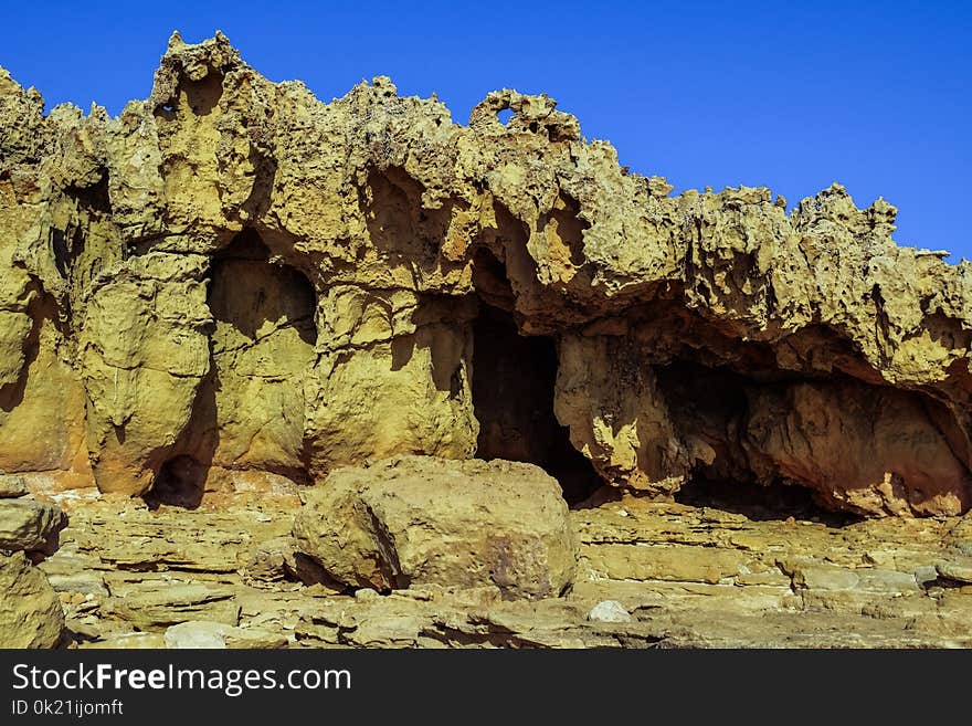 Rock, Badlands, Formation, Outcrop