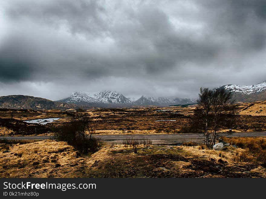 Highland, Sky, Loch, Cloud