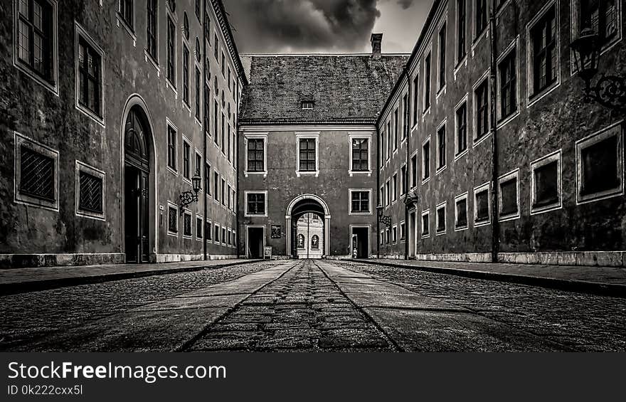 Black And White, Town, Landmark, Monochrome Photography