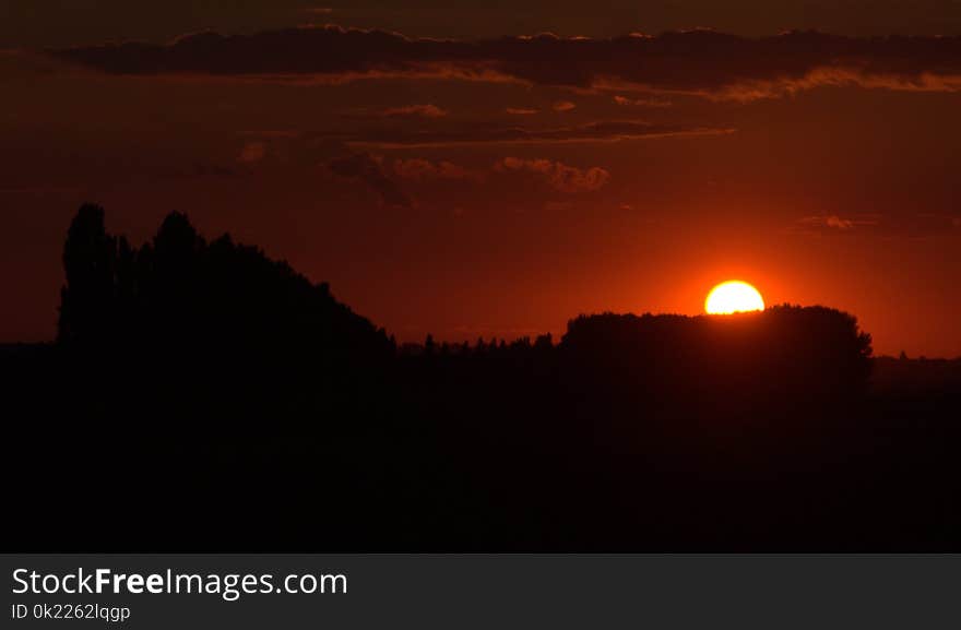 Sky, Afterglow, Sunrise, Sunset