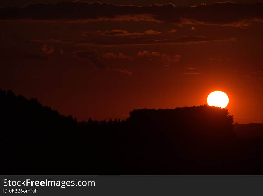 Sky, Atmosphere, Afterglow, Sun