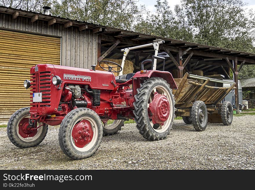 Tractor, Agricultural Machinery, Motor Vehicle, Vehicle