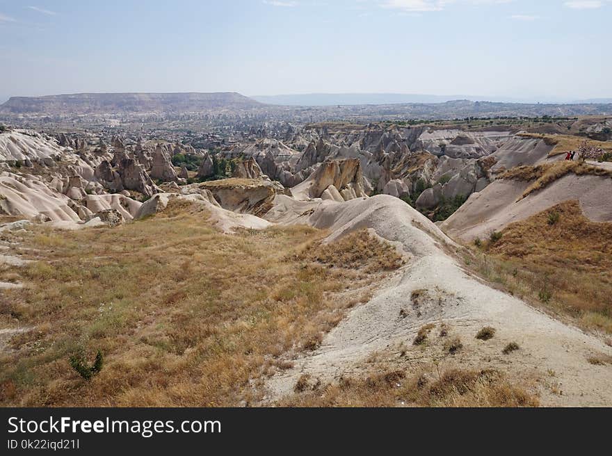 Badlands, Ecosystem, Shrubland, Escarpment