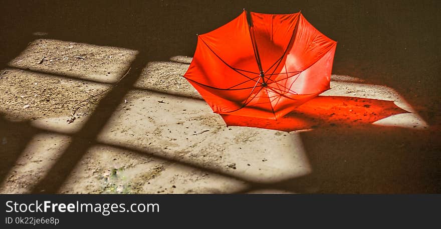 Red, Orange, Origami, Flower