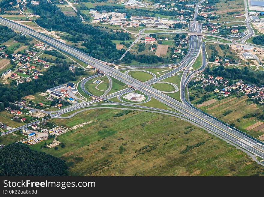 Aerial Photography, Road, Bird's Eye View, Metropolitan Area