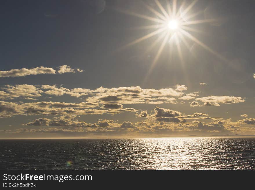 View of White Clouds and Blue Sky