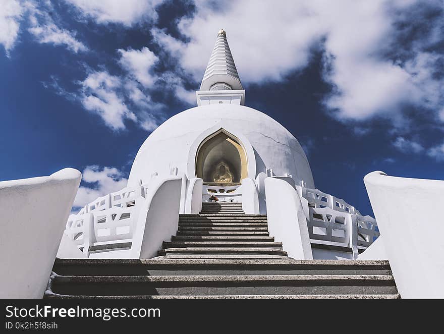 White Concrete Chapel