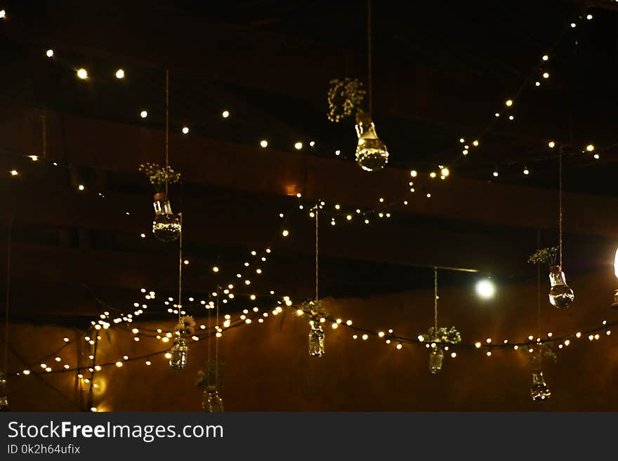 Photography of String Lights