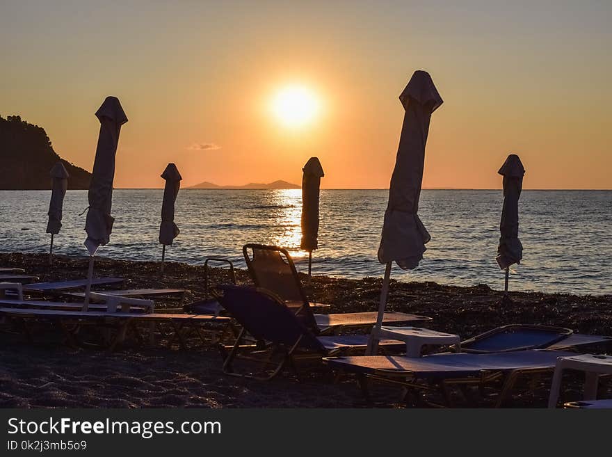 Sea, Body Of Water, Sunset, Sunrise