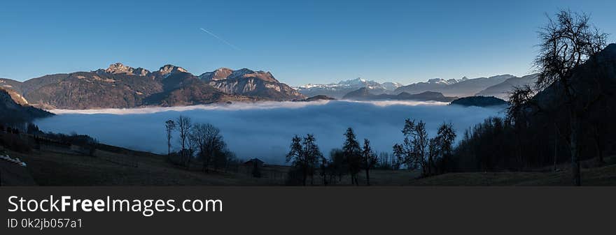 Mountain Range, Mountainous Landforms, Sky, Mountain