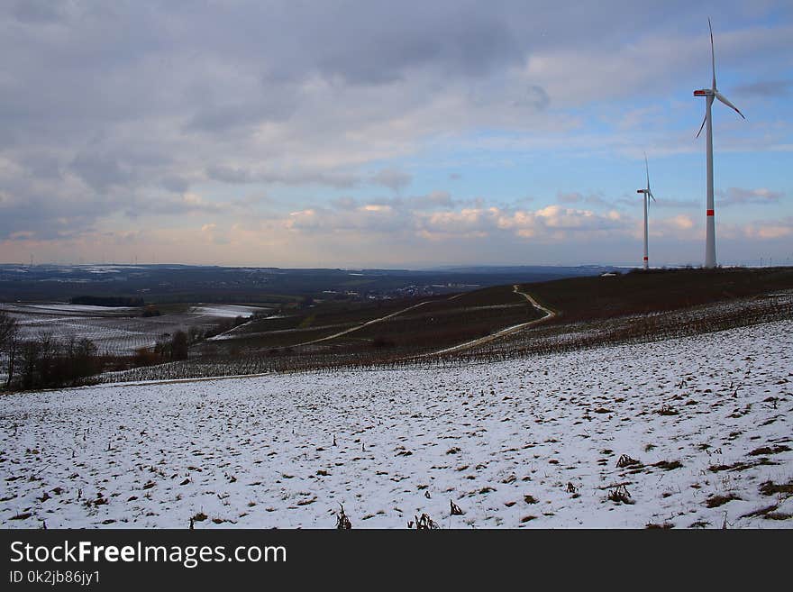 Sky, Snow, Winter, Cloud