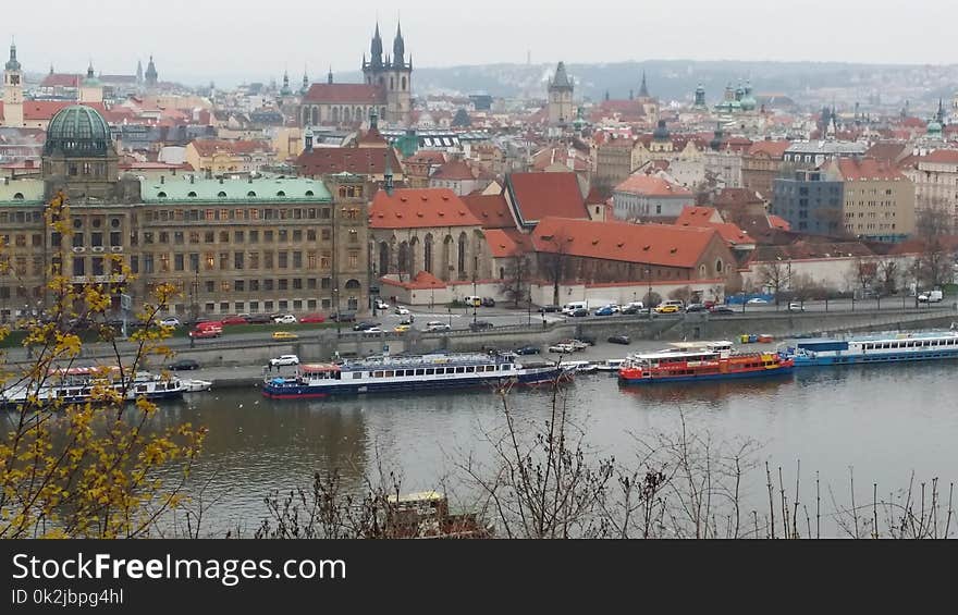 Waterway, City, Water Transportation, Town