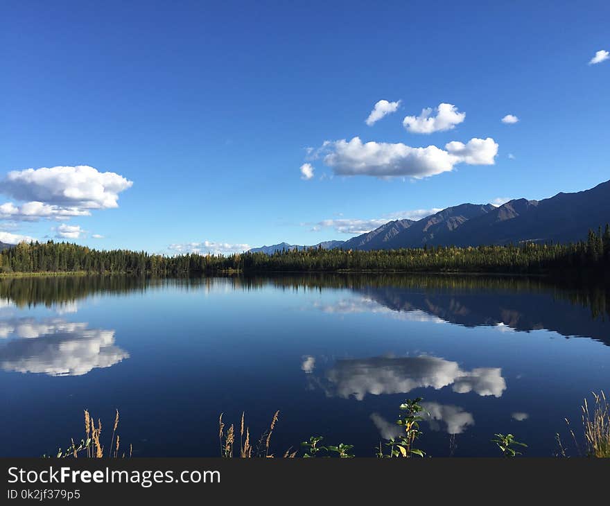 Reflection, Sky, Nature, Lake