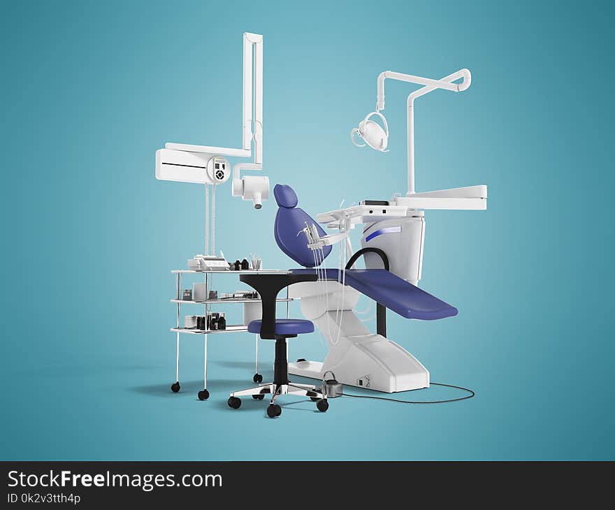 Concept Modern Dental Equipment For Dental Treatment With A Beds