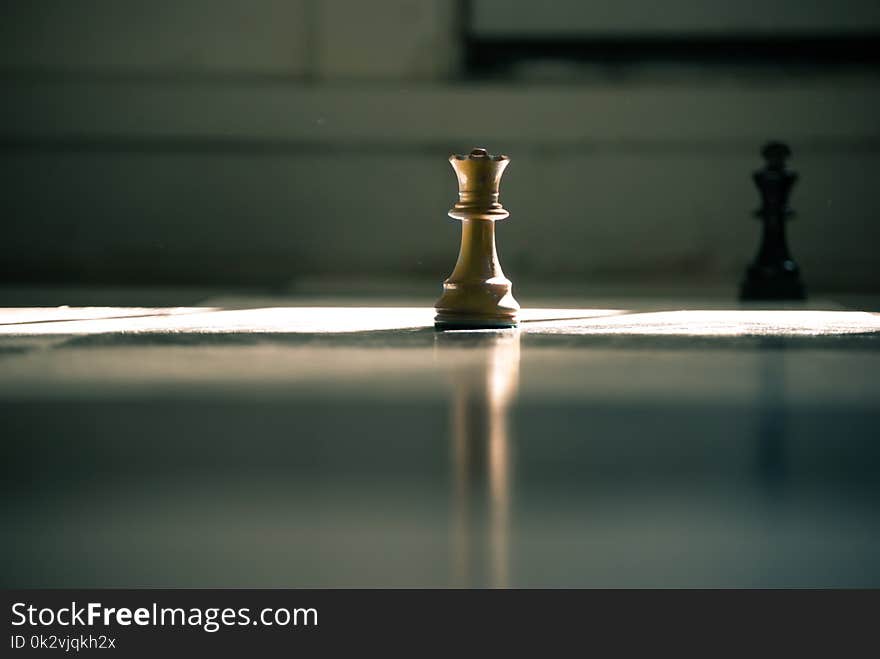 Brown Queen Chess Piece