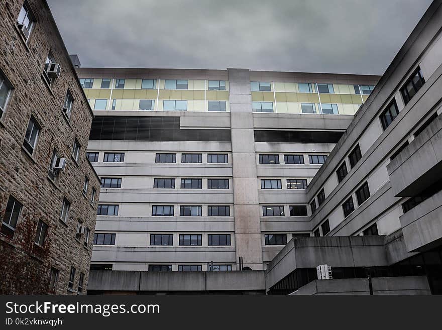 Gray and Brown Painted Building