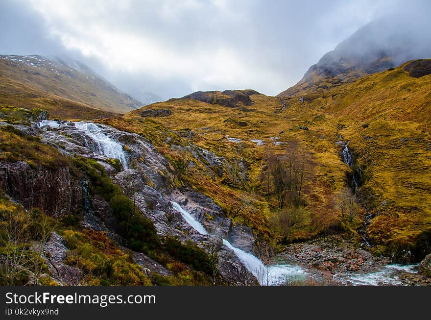 Clear Rivers Flowing from Mountains